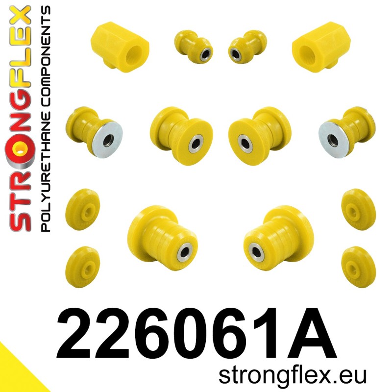 STRONGFLEX|226061A: Kompletny zestaw zawieszenia SPORT Audi 50 74-78 Volkswagen Derby 77-81 Polo I/II 75-94 86 86C