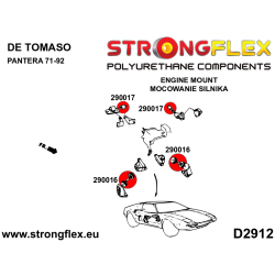 STRONGFLEX|290016A: Motorhalterung - vordere Buchse SPORT De Tomaso Pantera 2