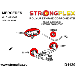 STRONGFLEX|116248A: Vorderradaufhängungssatz SPORT Mercedes Klasse S W140 91-98 CL C140 2