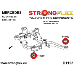 STRONGFLEX|111989B: Tuleja przedniego wózka – przednia Mercedes Klasa S W140 91-98 CL C140 2