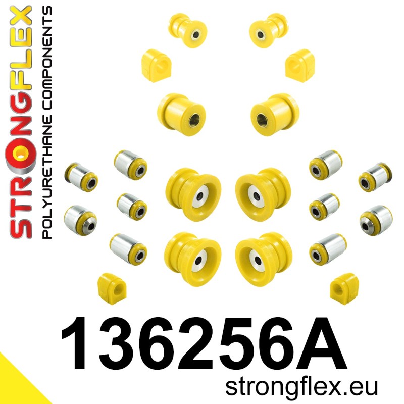 STRONGFLEX|136256A: Full suspension polyurethane bush kit SPORT Chevrolet Malibu VIII 12-16 V300 Opel/Vauxhall Insignia A 08-17