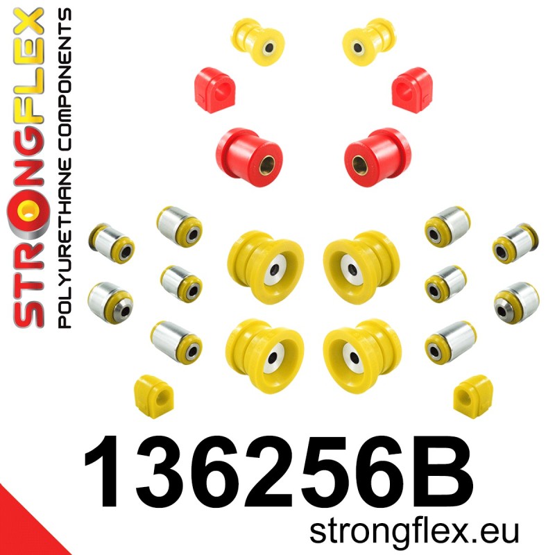STRONGFLEX|136256B: Full suspension polyurethane bush kit Chevrolet Malibu VIII 12-16 V300 Opel/Vauxhall Insignia A 08-17 G09