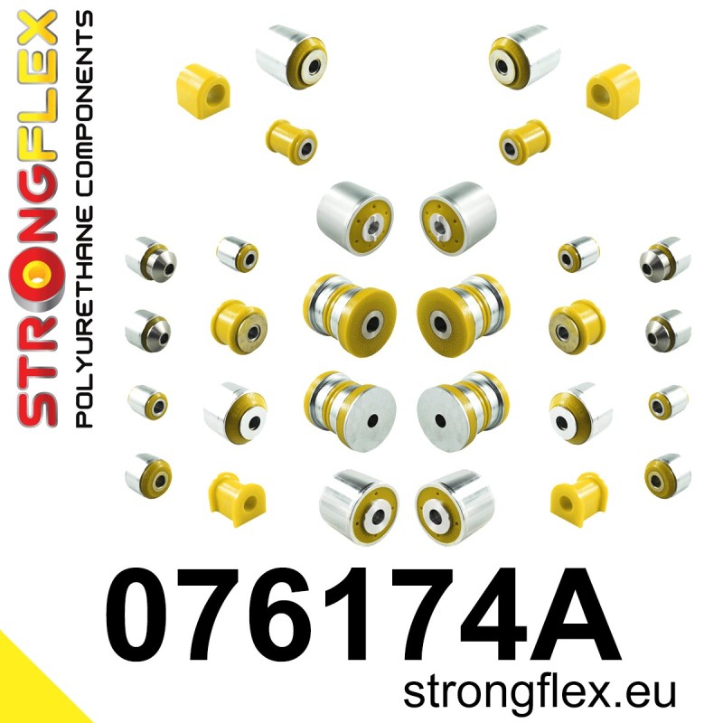 STRONGFLEX|076174A: Full suspension bush kit SPORT Ford Mustang VI 14-23