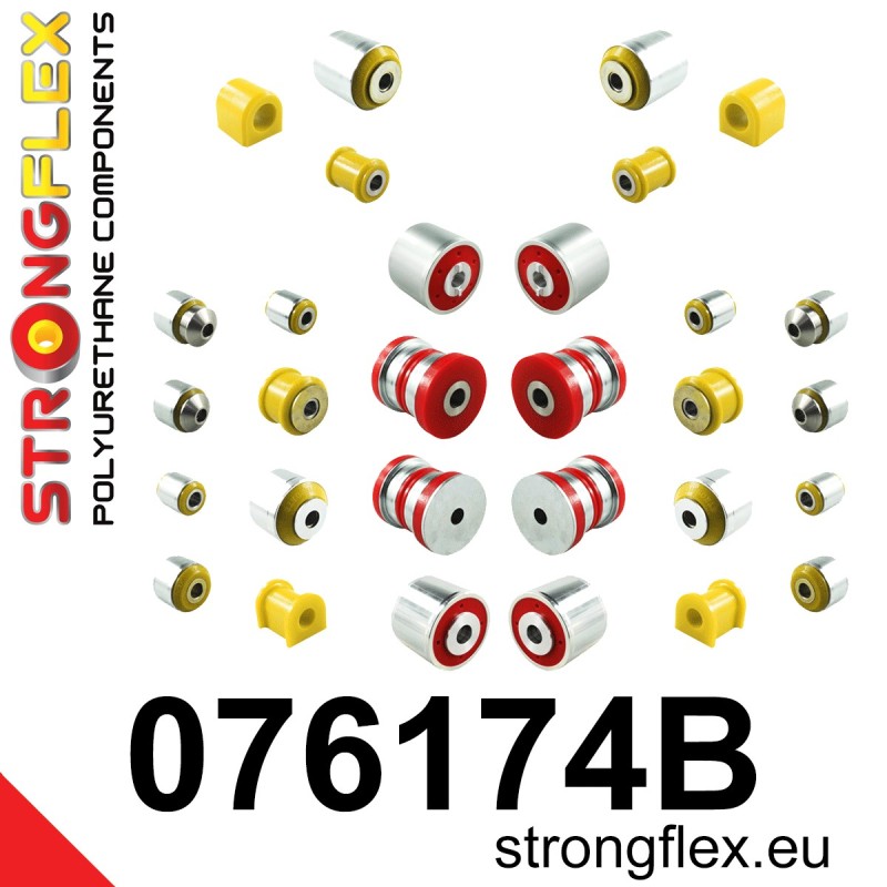 STRONGFLEX|076174B: Full suspension bush kit Ford Mustang VI 14-23