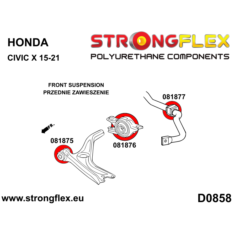 STRONGFLEX|081876A: Vorderachse Querlenker hintere Buchse SPORT Catalog