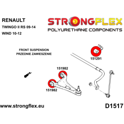 STRONGFLEX|156096A: Front suspension bush kit SPORT Katalog 2