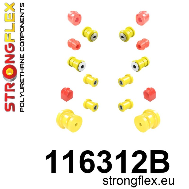 STRONGFLEX|116312B: Polyurethan Buchsensatz fur Vorder und Hinterachse Catalog