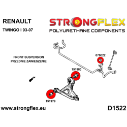 STRONGFLEX|070022B: Tuleja stabilizatora przedniego Ford KA 96-08 I Fiesta MK4/MK5 95-02 Escort MK6 MK7 90-01 Puma 2