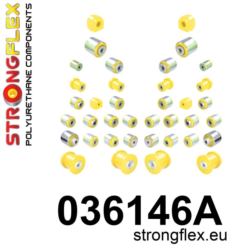 STRONGFLEX|036146A: Polyurethan Buchsensatz fur Vorder und Hinterachse SPORT Catalog