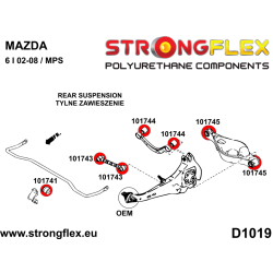 STRONGFLEX|101744A: Tuleja wahacza tylnego - górnego SPORT Katalog 2