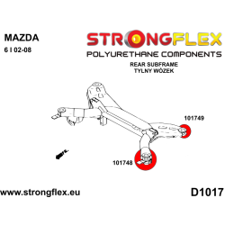 STRONGFLEX|101748A: Casquillo delantero del subchasis trasero SPORT Katalog 2