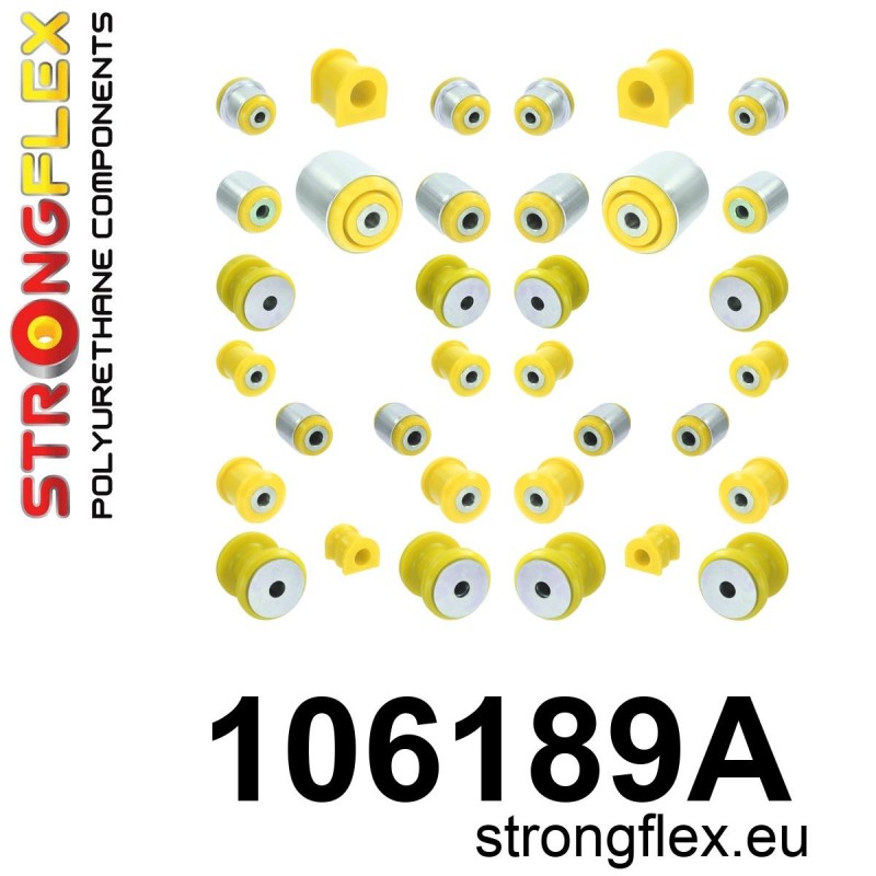 STRONGFLEX|106189A: Polyurethan Buchsensatz fur Vorder und Hinterachse SPORT Catalog