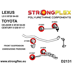 STRONGFLEX|211926A: Front anti roll bar bush SPORT Lexus LS I 89-94 XF10 II 94-00 XF20 III 00-06 XF30 Toyota Century G50 97-17 2