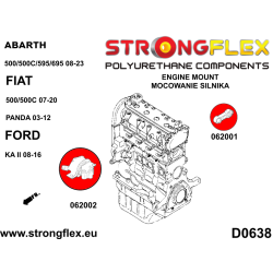 STRONGFLEX|062001B: Lower engine mount insert Katalog 2