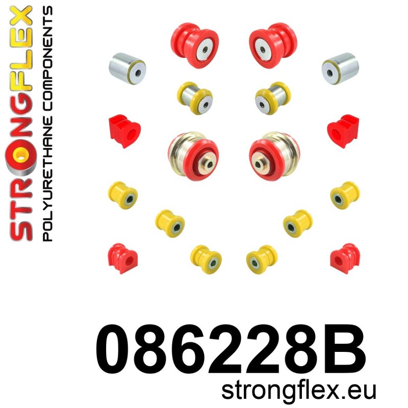 STRONGFLEX|086228B: Full suspension bush kit Honda Legend III 95-04