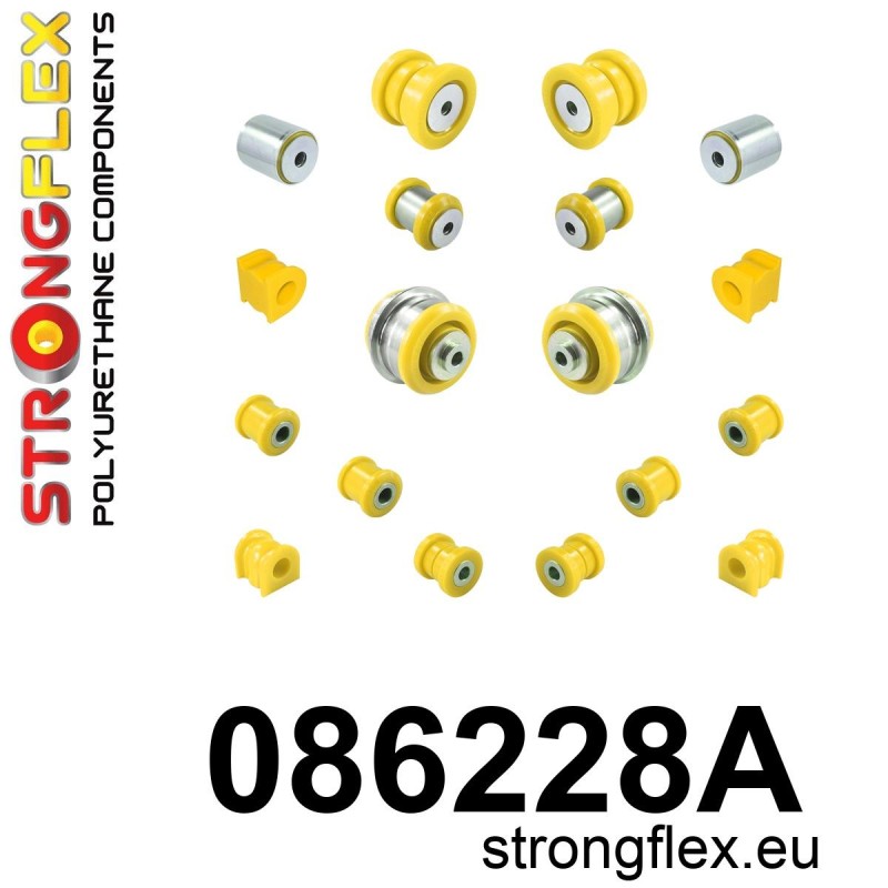 STRONGFLEX|086228A: Komplettes Fahrwerk Buchsen-Kit SPORT Honda Legend III 95-04