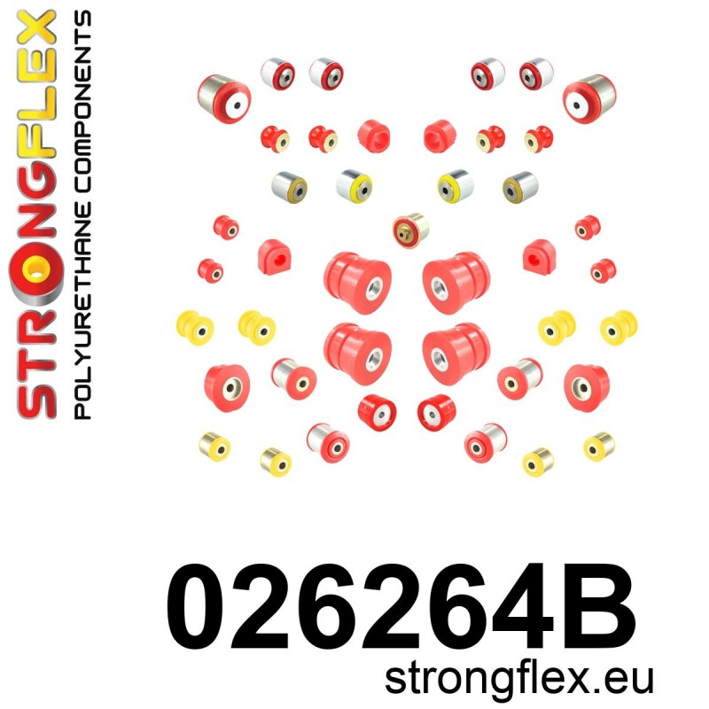 STRONGFLEX|026264B: Kit completo de casquillos de suspensión Audi A8/S8 D4 09-17 Quattro