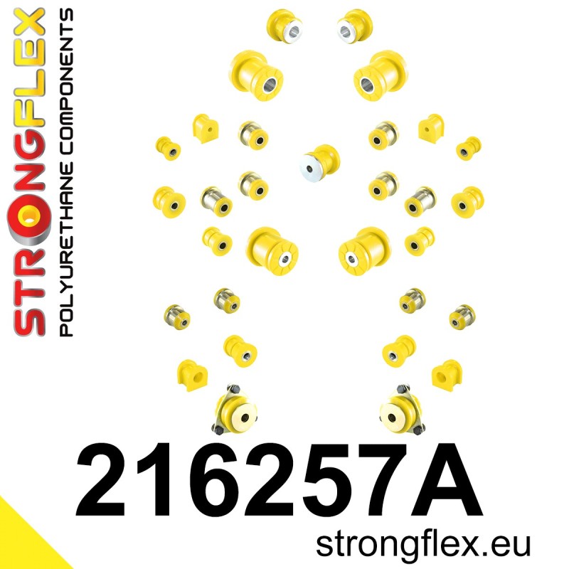 STRONGFLEX|216257A: Komplettes Fahrwerk Buchsen-Kit SPORT Lexus LS I 89-94 XF10 Toyota Celsior
