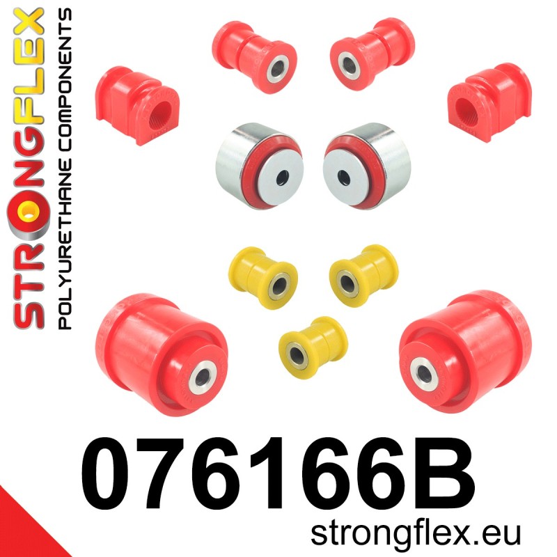 STRONGFLEX|076166B: Kompletny zestaw zawieszenia Ford Fiesta MK7/ST 08-17 Mazda 2 Demio II 07-14 B-Max 12-17 EcoSport 10-22