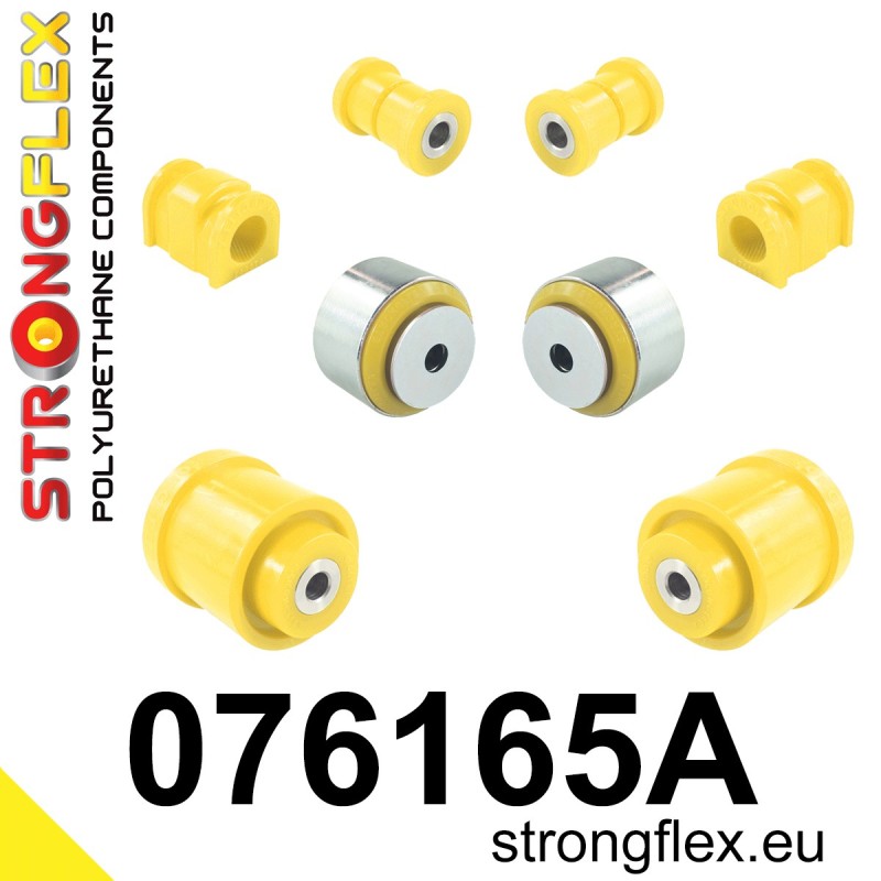STRONGFLEX|076165A: Vorderachsbuchsen und hinteren Träger Satz SPORT Ford Fiesta MK7/ST 08-17 Mazda 2 Demio II 07-14 B-Max