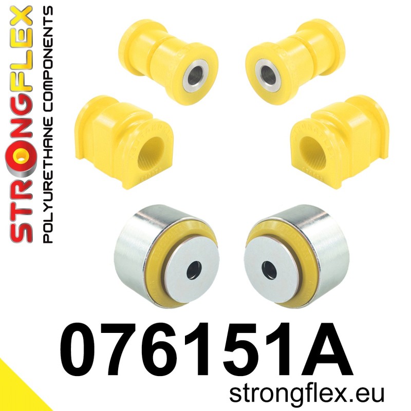 STRONGFLEX|076151A: Vorderachsbuchsen Satz SPORT Ford Fiesta MK7/ST 08-17 Mazda 2 Demio II 07-14 KA KA 16-20 B-Max 12-17