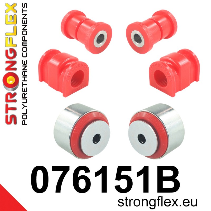 STRONGFLEX|076151B: Front suspension bush kit Ford Fiesta MK7/ST 08-17 Mazda 2 Demio II 07-14 KA KA 16-20 B-Max 12-17 EcoSport