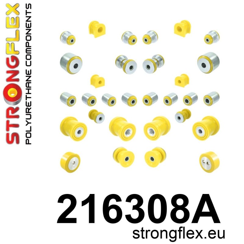 STRONGFLEX|216308A: Full suspension bush kit SPORT Lexus LS III 00-06 XF30