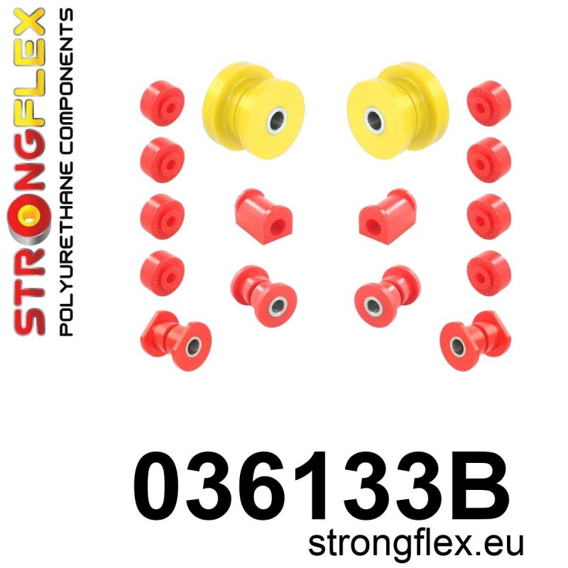 STRONGFLEX|036133B: Kit de casquillos de suspensión delantera BMW Seria 6 I 76-89 E24 75-82 E3/E9 68-77 5 72-81 E12