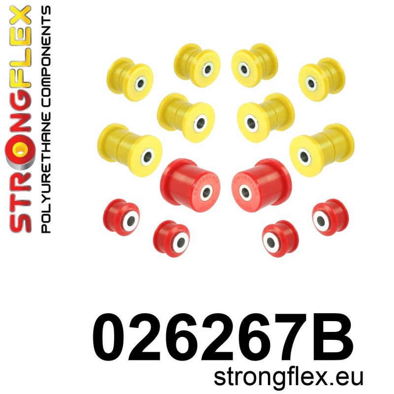 STRONGFLEX|026267B: Vorderachsbuchsen Satz Porsche Cayenne II 10-17 Volkswagen Touareg 10-18