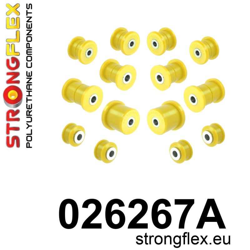 STRONGFLEX|026267A: Front suspension bush kit SPORT Porsche Cayenne II 10-17 Volkswagen Touareg 10-18