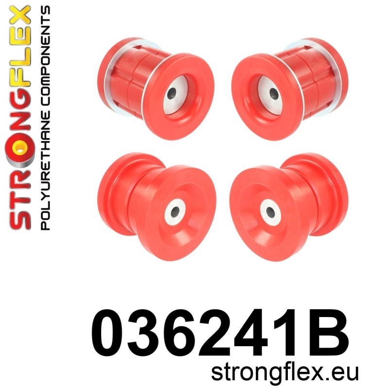 STRONGFLEX|036241B: Rear subframe bush kit BMW Series 1 I 04-13 E81/E82 E87 E88 II 11-19 F20 F21 RWD 3 V E90 E91 E92 E93 XI XD