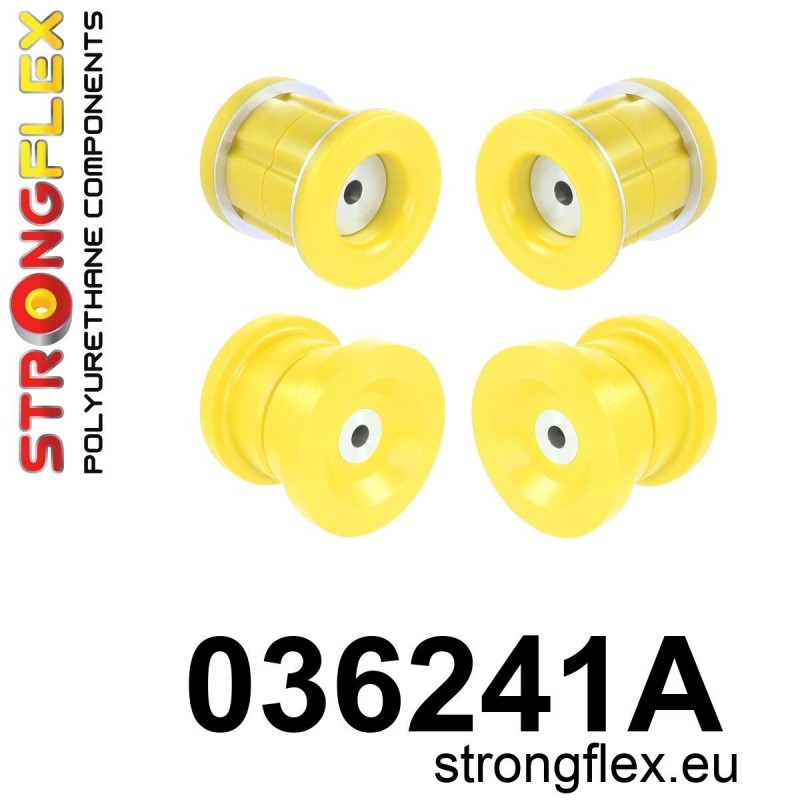 STRONGFLEX|036241A: Zestaw tulei tylnego wózka SPORT BMW Seria 1 I 04-13 E81/E82 E87 E88 II 11-19 F20 F21 RWD 3 V E90 E91 E92