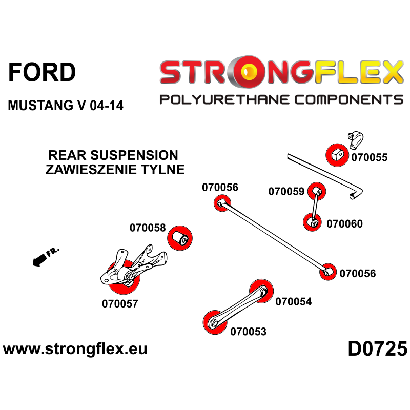 STRONGFLEX|076177B: Full suspension bush kit Katalog diagram scheme:D0725