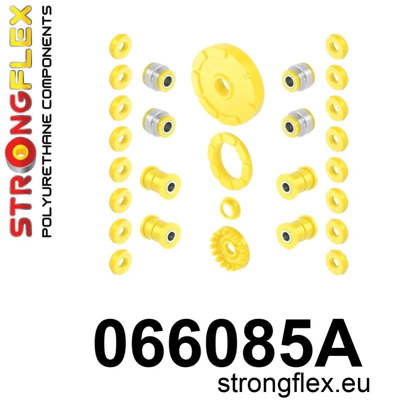 STRONGFLEX|066085A: Kit completo de casquillos de suspensión SPORT Fiat 126P 72-00
