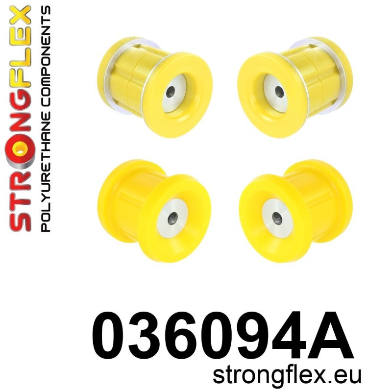 STRONGFLEX|036094A: Kit de casquillos de montaje del eje trasero SPORT BMW Seria 1 I 04-13 E81/E82 E87 E88 M1 Coupe 3 V E90 E91