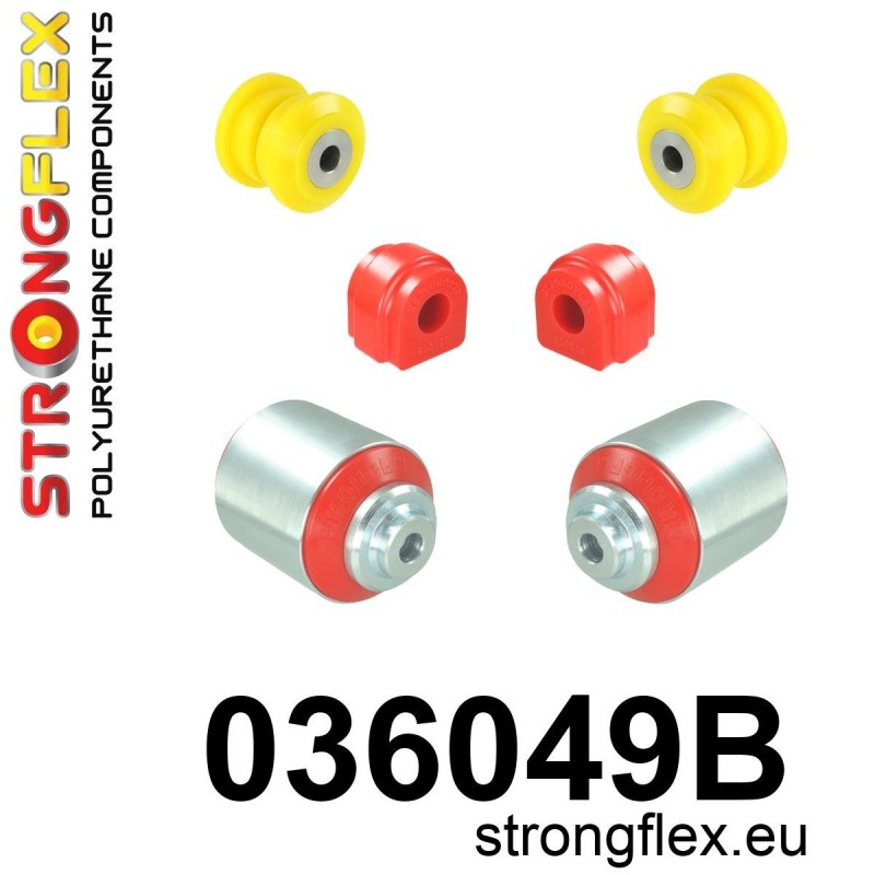 STRONGFLEX|036049B: Vorderradaufhängungsbuchsensatz BMW Serie 1 II 11-19 F20/F21 RWD 3 VI 13-20 F30 F31 F34 F80 2 I 13-21 F22
