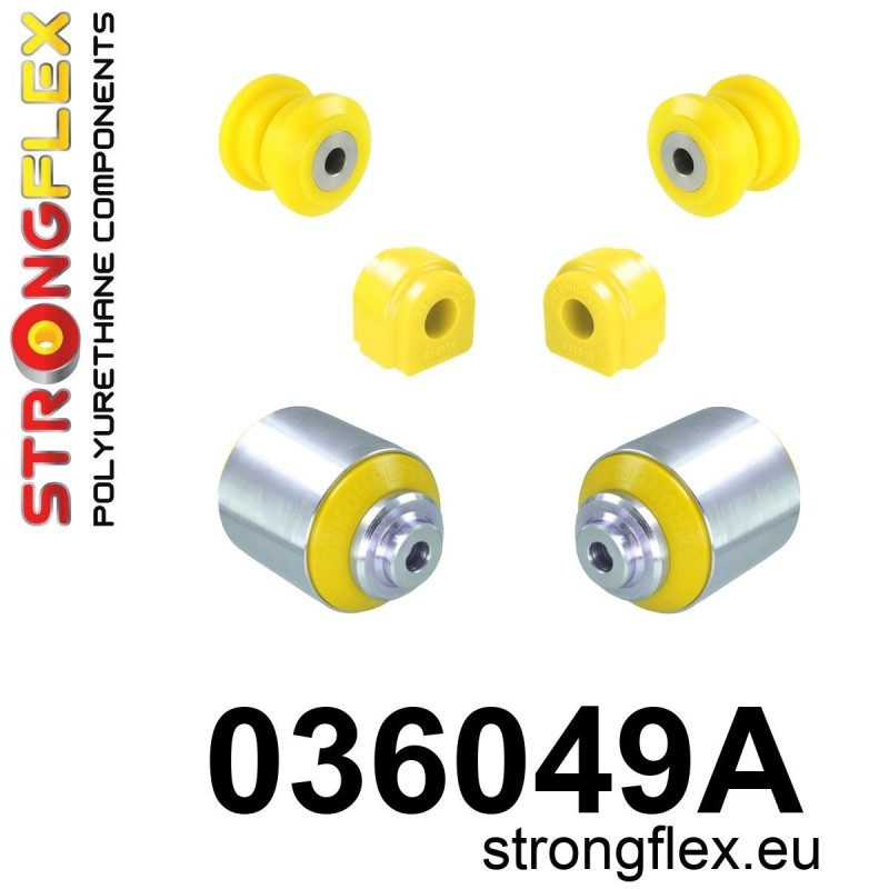 STRONGFLEX|036049A: Vorderradaufhängungsbuchsensatz SPORT BMW Serie 1 II 11-19 F20/F21 RWD 3 VI 13-20 F30 F31 F34 F80 2 I