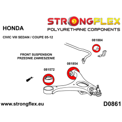 STRONGFLEX|081884B: Casquillo de la barra estabilizadora delantera Katalog 2