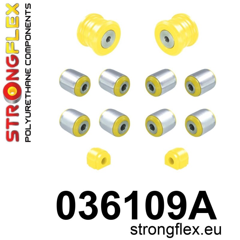 STRONGFLEX|036109A: Zestaw zawieszenia tylnego SPORT Mini F55/F56/F57 13- F54 Clubman/F60 Countryman 15- FWD ALL4 BMW Seria 1