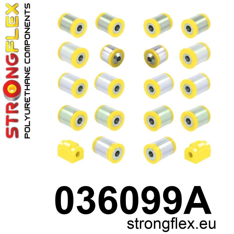 STRONGFLEX|036099A: Casquillo de suspensión trasera kit SPORT Toyota Supra V 19- DB BMW Z4 III 18- G29 Seria 3 VII G20/G21 G80