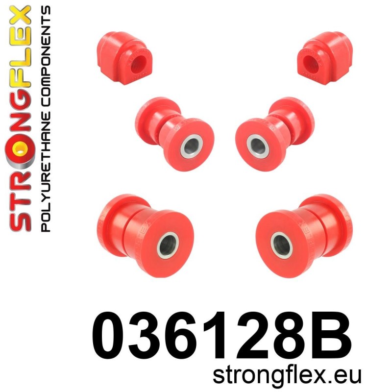 STRONGFLEX|036128B: Vorderachsbuchsen Satz BMW Serie 3 I 75-82 E21