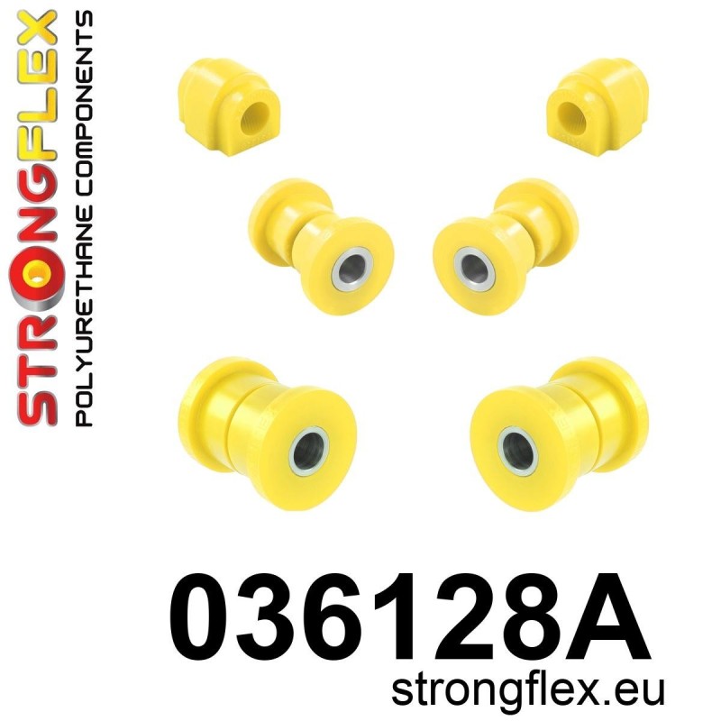 STRONGFLEX|036128A: Kit de casquillos de suspensión delantera SPORT BMW Seria 3 I 75-82 E21