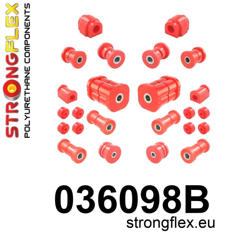 STRONGFLEX|036098B: Kompletny zestaw zawieszenia BMW Seria 3 I 75-82 E21