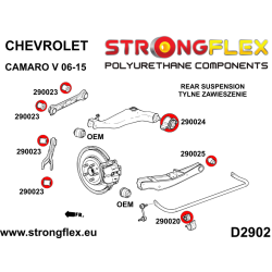 STRONGFLEX|290024A: Rear upper arm bush SPORT Chevrolet Camaro V 09-15 2
