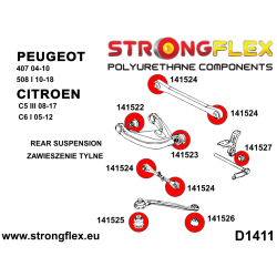 STRONGFLEX|146108A: Rear suspension bush kit SPORT Katalog 2