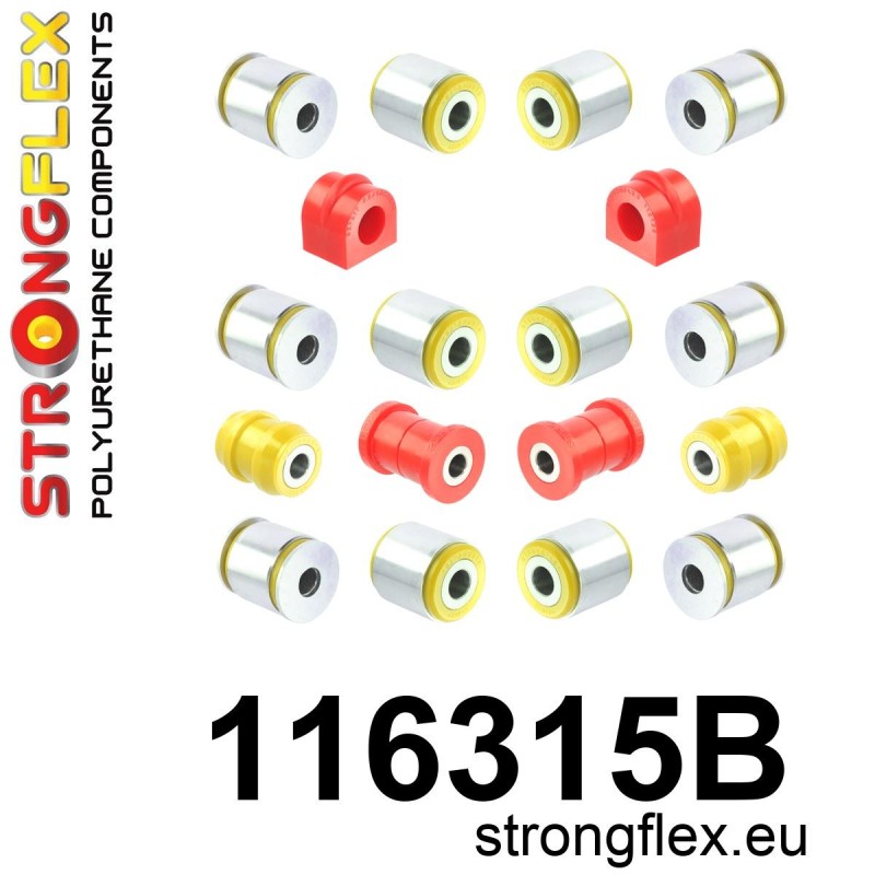 STRONGFLEX|116315B: Polyurethan Buchsensatz Hinterachse Catalog