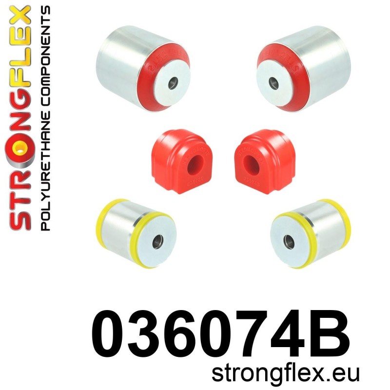 STRONGFLEX|036074B: Vorderachsbuchsen Satz BMW Serie 1 II 11-19 F20/F21 XDRIVE 2 I 13-21 F22 F23 F87 3 VI 13-20 F30 F31 F34 F80