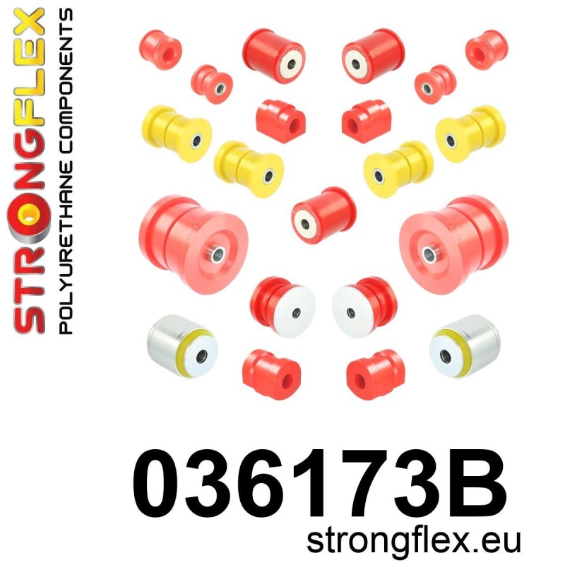 STRONGFLEX|036173B: Full suspension bush kit BMW Series 5 III 88-96 E34 7 II 86-94 E32