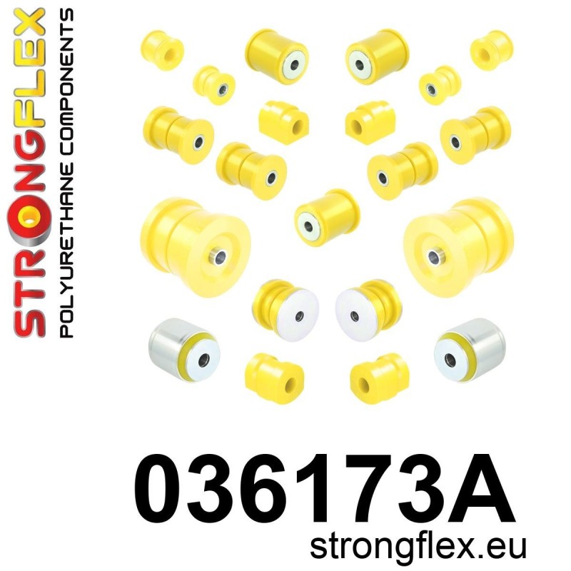STRONGFLEX|036173A: Kompletny zestaw zawieszenia SPORT BMW Seria 5 III 88-96 E34 7 II 86-94 E32