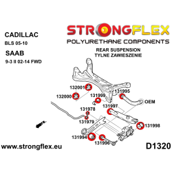 STRONGFLEX|131994A: Hintere Längslenkerbuchse - vorne SPORT Fiat Croma II 05-10 Opel/Vauxhall Vectra Cavalier C 02-08 Signum 2
